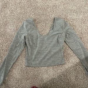 Lululemon long sleeve crop top